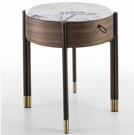 Porada Bayus Tondo 44 Night Table - Customisable by Porada | Kartar & Seibo