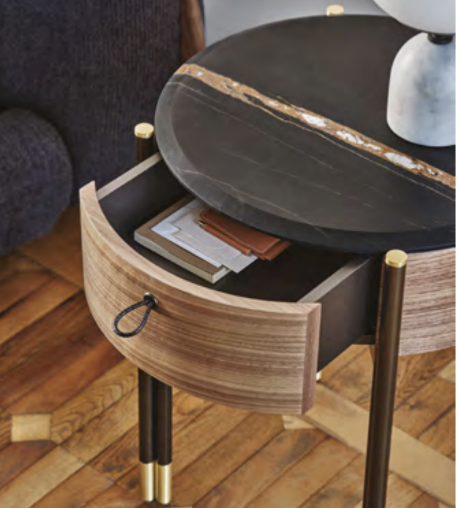Porada Bayus Tondo 44 Night Table - Customisable by Porada | Kartar & Seibo
