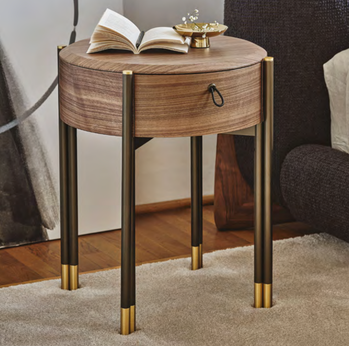Porada Bayus Tondo 44 Night Table - Customisable by Porada | Kartar & Seibo