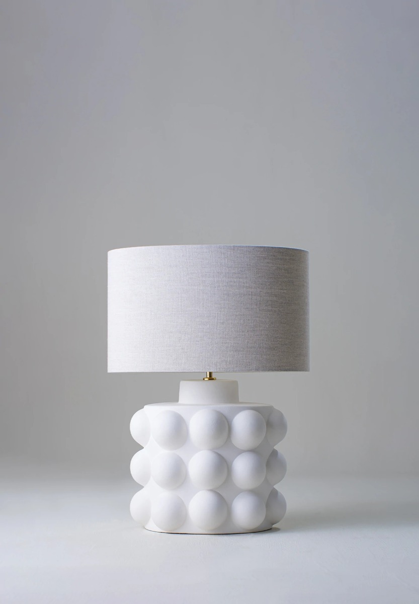 Boublé Lamp in Biscuit by Porta Romana | Kartar and Seibo 