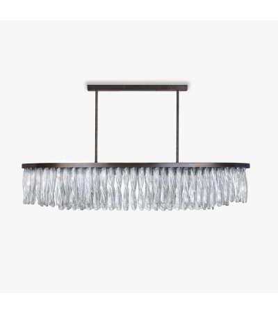 Triple Oval Ribbon Chandelier by Bella Figura | Kartar & Seibo