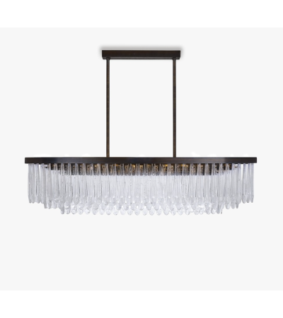 Triple Oval Ribbon Chandelier by Bella Figura | Kartar & Seibo