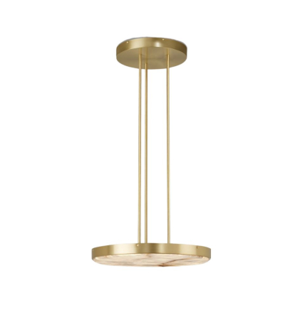 Anvers Large Pendant in Satin Brass by CTO Lighting | Kartar & Seibo