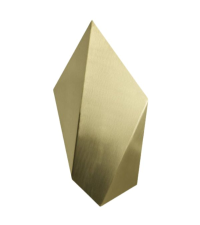 Abstract Wall Light in Satin Brass by CTO | Kartar & Seibo