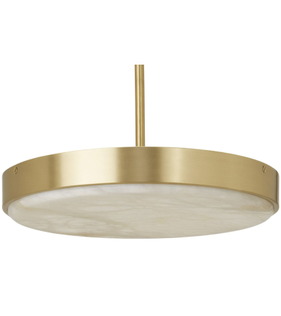 Anvers Medium Pendant in Satin Brass by CTO Lighting | Kartar & Seibo