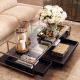 Eichholtz Roxton Coffee Table - Brushed Steel Finish