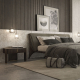 Cattelan Italia Julian Nightstand in Burned Oak and Corcovado - Customisable | Kartar & Seibo