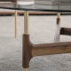 Porada Joint Glass Coffee Table - Customisable | Kartar & Seibo