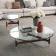 Porada Joint Glass Coffee Table - Customisable | Kartar & Seibo