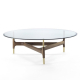 Porada Joint Glass Coffee Table - Customisable | Kartar & Seibo