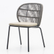 Kodo Dining Chair with Almond Seat Cushion - Customisable by Vincent Sheppard | Kartar & Seibo 