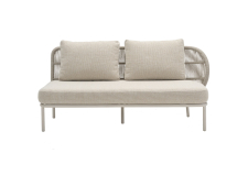Vincent Sheppard Kodo Modular Sofa 2 Seater Left with Almond Seat and 2 Back Cushions by Vincent Sheppard| Kartar & Seibo
