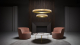 Avalon Satin Bronze Chandelier Halo