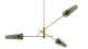 Axis Satin Brass Pendant