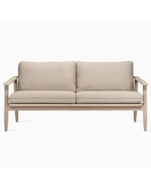 David Lounge Sofa 2 Seater with 2 Seat and 2 Back Almond Cushions by Vincent Sheppard | Kartar and Seibo 