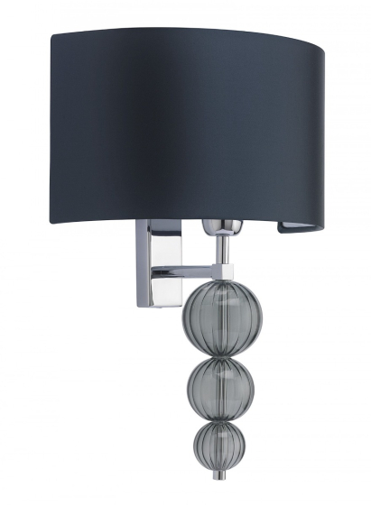 Alette Nickel Opal Jade Wall Light by Heathfield & Co | Kartar and Seibo 