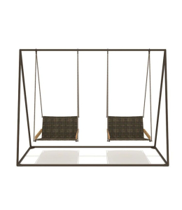 Allaperto Mountain Etwick Double Swing by Ethimo | Kartar & Seibo