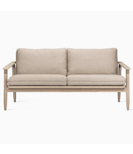 David Lounge Sofa 2 Seater with 2 Seat and 2 Back Almond Cushions by Vincent Sheppard | Kartar and Seibo 