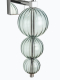 Alette Nickel Opal Jade Wall Light by Heathfield & Co | Kartar and Seibo 