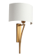 Yves Antique Brass Wall Light by Heathfield & Co | Kartar & Seibo