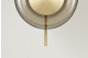 Pendulum Pendant Smoked Glass with Satin Brass by CTO Lighting | Kartar & Seibo