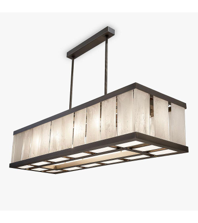 Facet Chandelier Rectangular