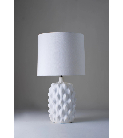 Baobab Lamp in Plaster White by Porta Romana | Kartar and Seibo