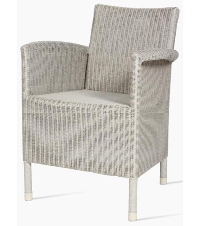 Safi Dining Chair with Seat Cushion in Almond by Vincent Sheppard | Kartar and Seibo 
