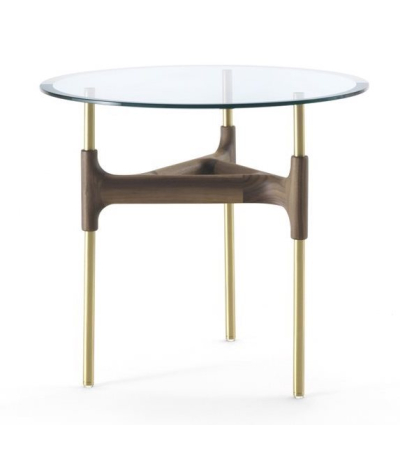 Porada Joint Glass Side Table - Customisable | Kartar & Seibo