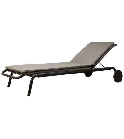 Kodo Sunlounger with Almond Seat Cushion - Customisable by Vincent Sheppard| Kartar & Seibo