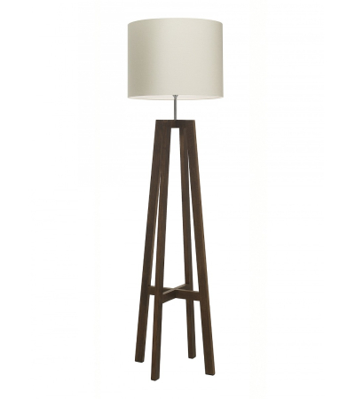 Tripod Antique Oak Floor Lamp by Heathfield & Co | Kartar and Seibo