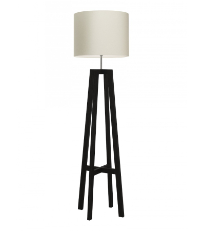 Tripod Wenge Floor Lamp by Heathfield & Co | Kartar and Seibo