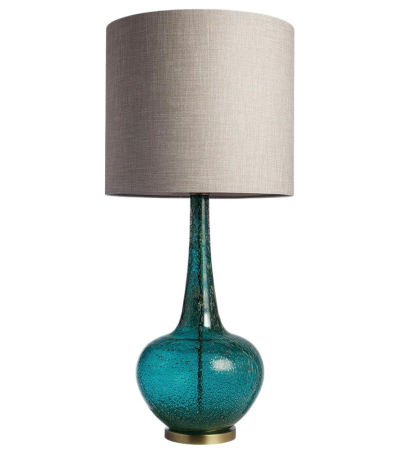 Grace Tuscan Teal Table Lamp by Heathfield & Co | Kartar and Seibo