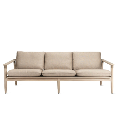 David Lounge Sofa 3 Seater with 3 Seat and 3 Back Almond Cushions by Vincent Sheppard| Kartar and Seibo