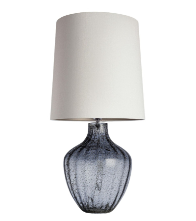 Vivienne Large Blue Smoke Table Lamp by Heathfield & Co | Kartar and Seibo