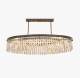 Triple Oval Ribbon Chandelier by Bella Figura | Kartar & Seibo