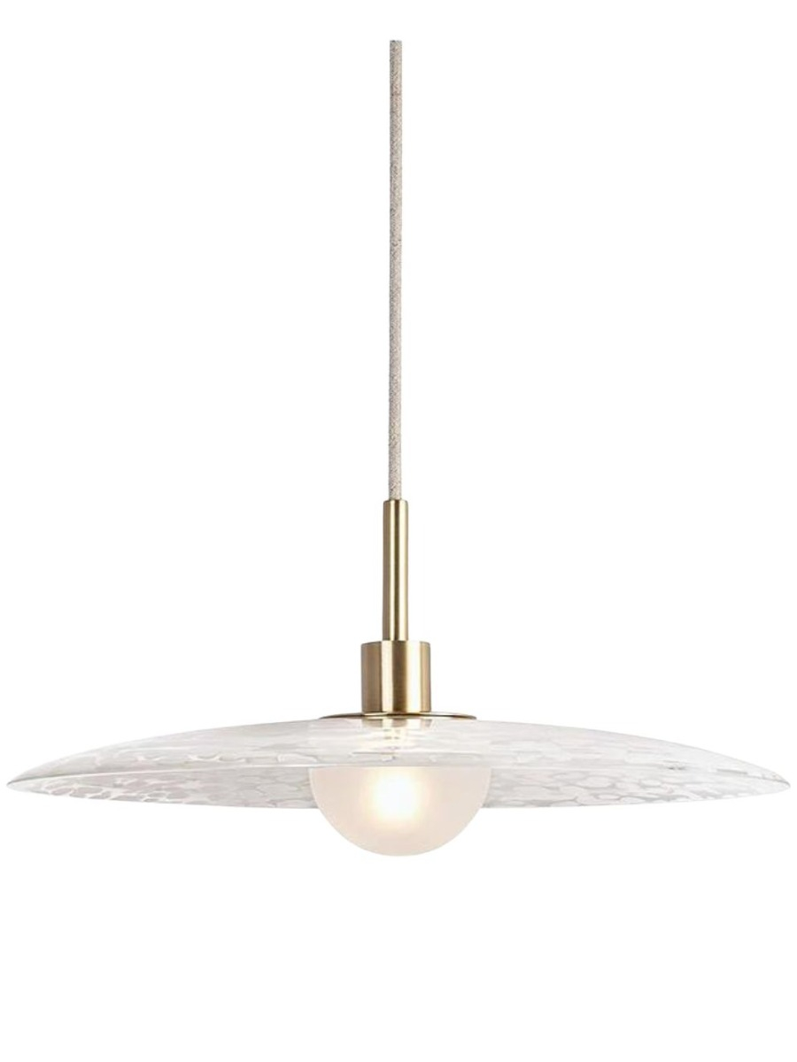 Satin brass discount pendant