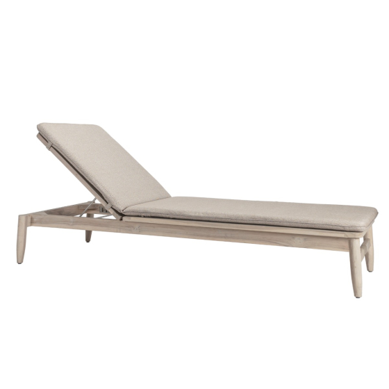 David Sunlounger with Almond Cushion by Vincent Sheppard | Kartar and Seibo 