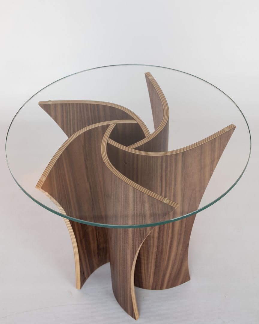 Spiral Side Table by Macmaster | Kartar & Seibo