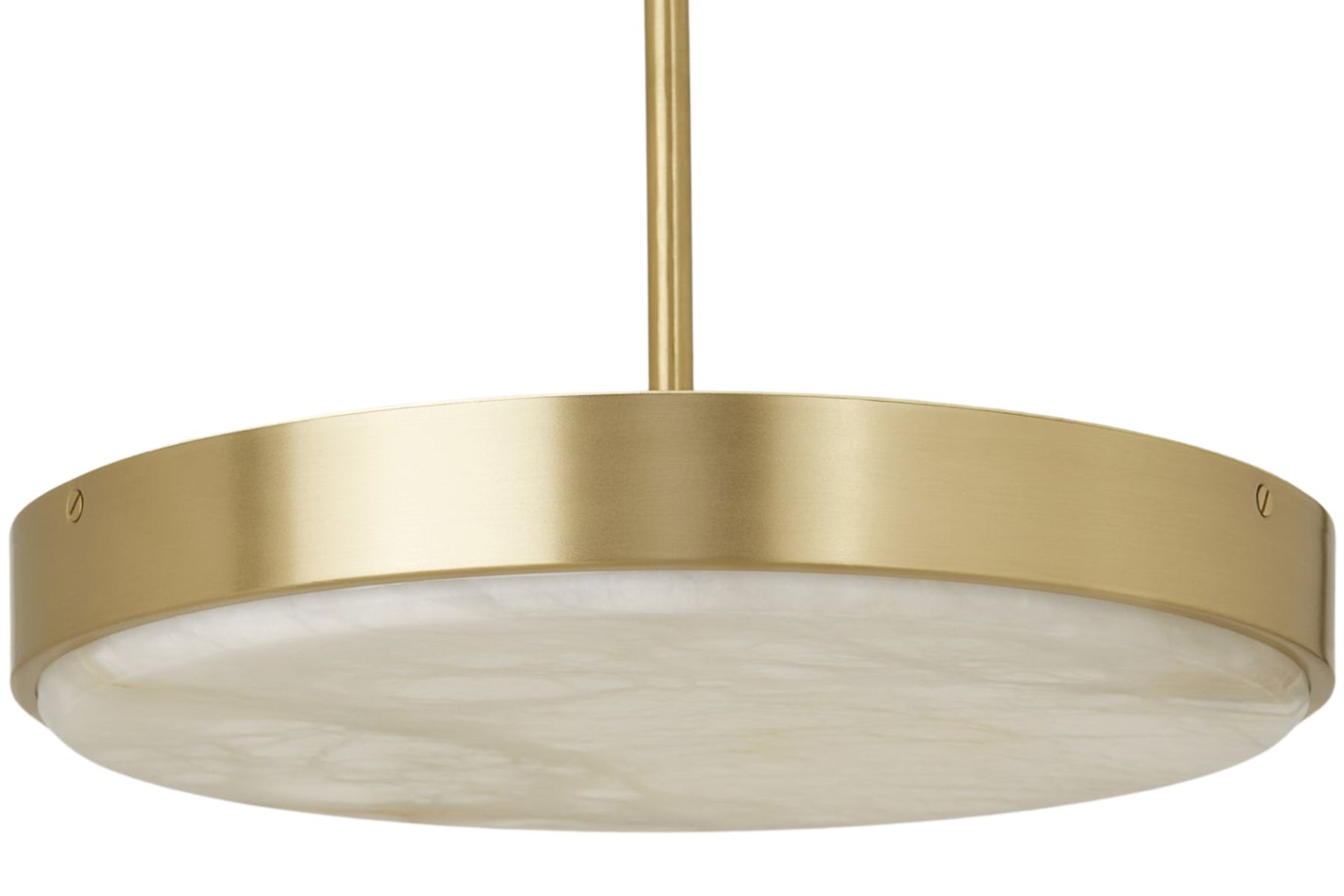Anvers Medium Pendant in Satin Brass by CTO Lighting | Kartar & Seibo
