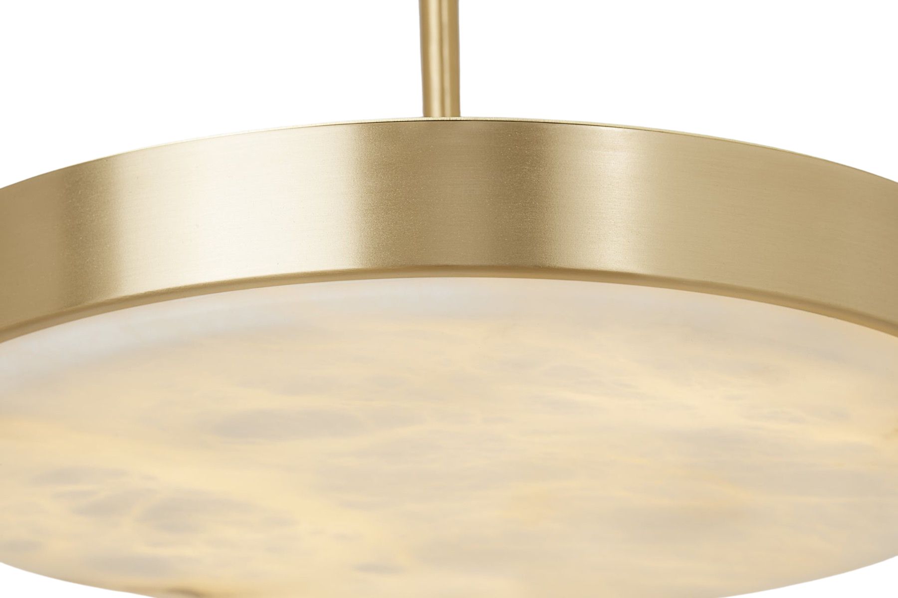 Anvers Medium Pendant in Satin Brass by CTO Lighting | Kartar & Seibo