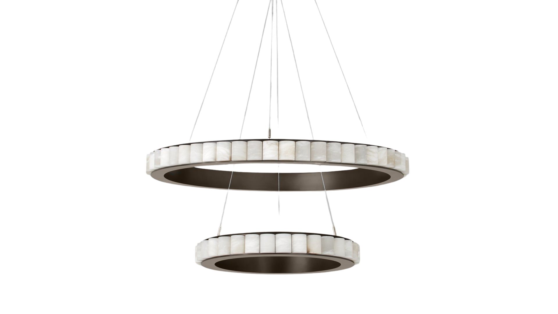 Avalon Bronze Chandelier Halo
