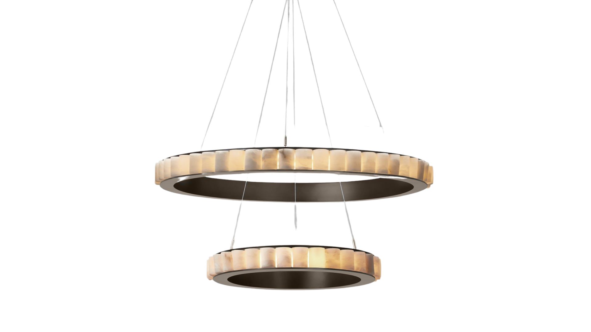 Avalon Bronze Chandelier Halo