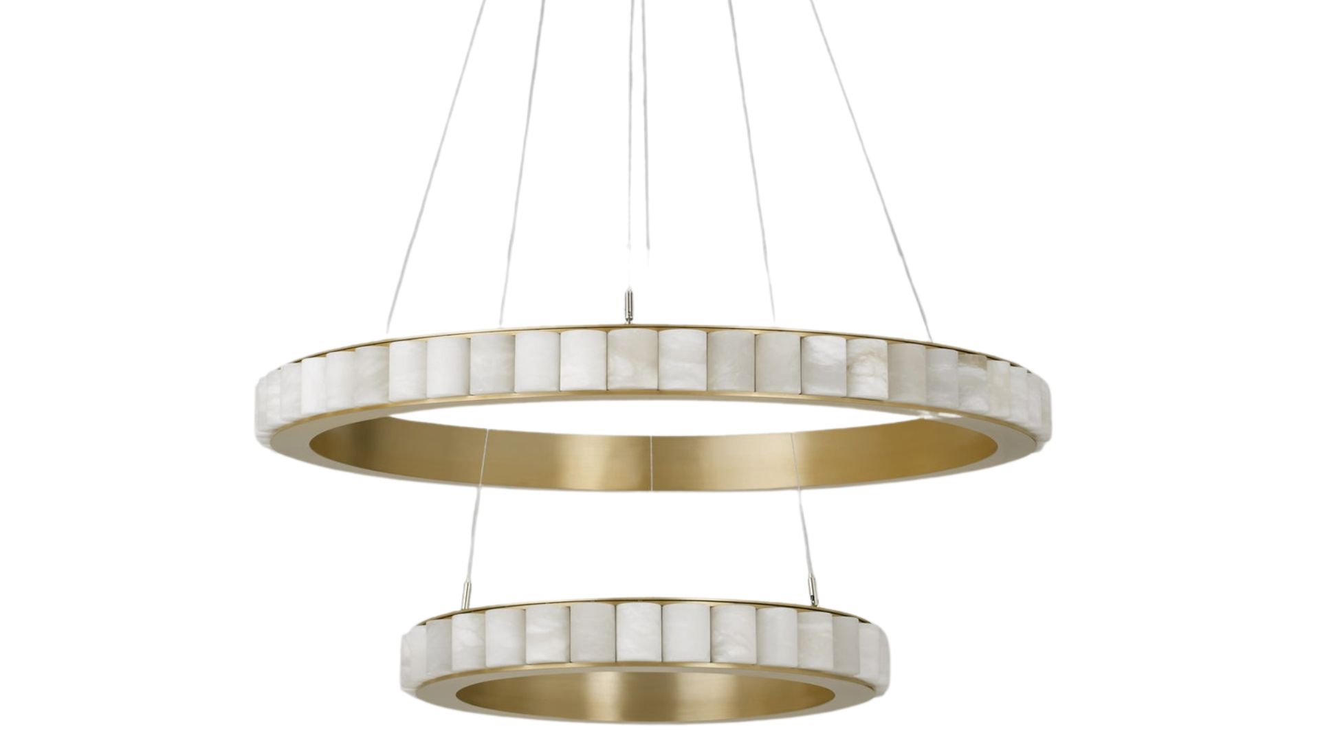 Avalon Satin Bronze Chandelier Halo