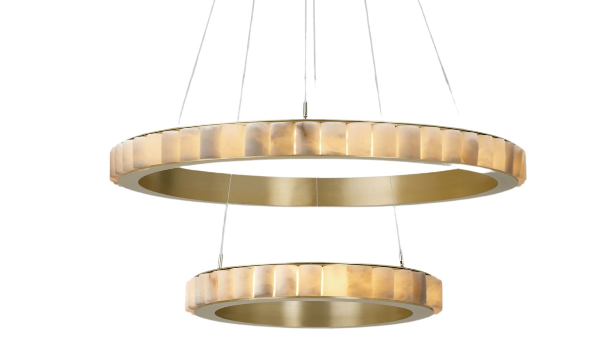 Avalon Satin Bronze Chandelier Halo
