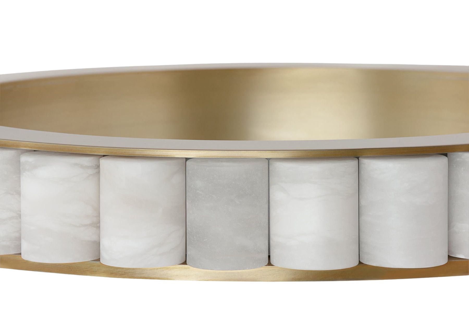 Avalon Satin Bronze Chandelier Halo