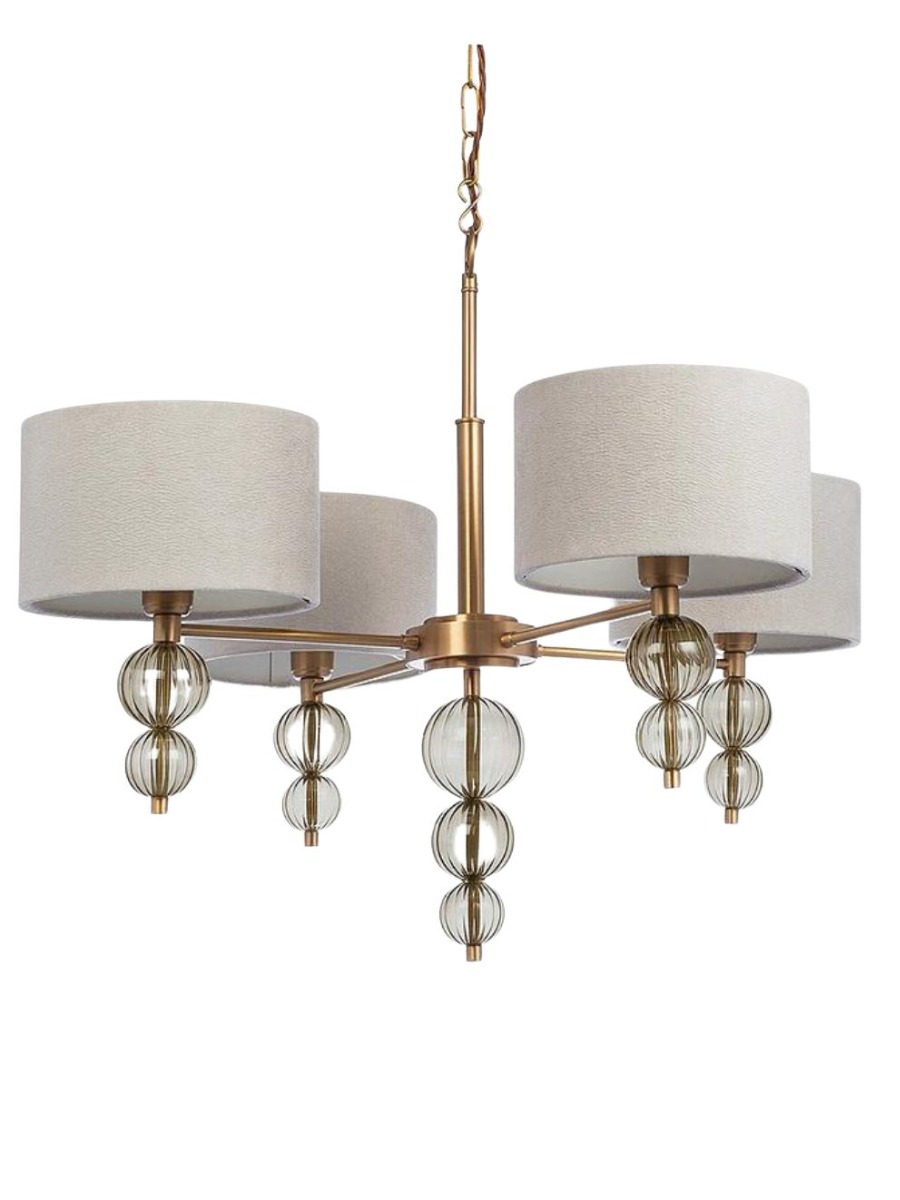 Alette Smoke Chandelier by Heathfield & Co | Kartar & Seibo 