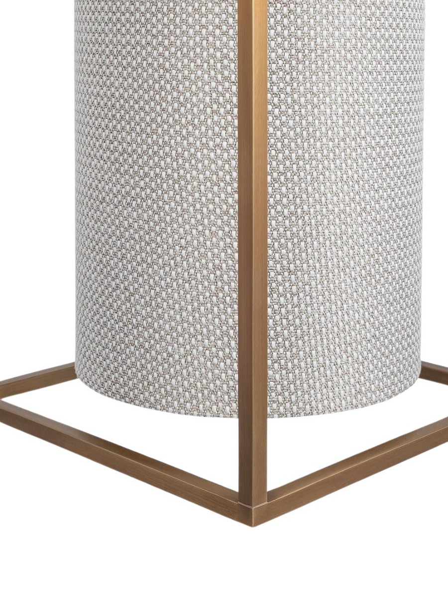 Derwent Medium Antique Brass Rectangle Pendant by Heathfield & Co | Kartar and Seibo 